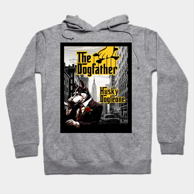 The Dogfather: Husky Dogleone Hoodie by DreaminBetterDayz